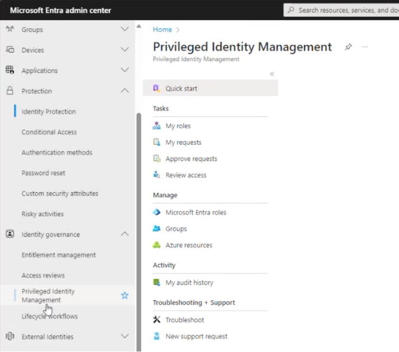 privileged-identity-management-settings