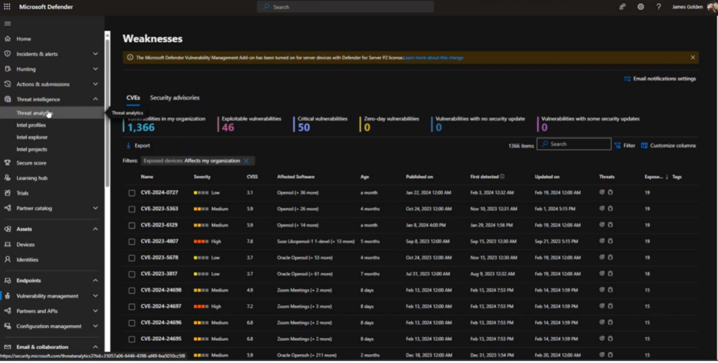 threat-analysis-settings-page